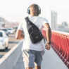 G4Free RFID-Schultertasche, Umhängetasche, Rucksack, Brusttasche, Umhängetasche, lässig, Fitnessstudio, Tagesrucksack, für He