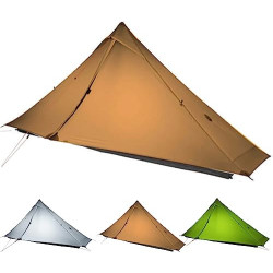 ROOMEDAL 3F UL Gear Lanshan PRO Lanshan Ultraleichtes Zelt 3 Jahreszeiten Rucksackzelt für 2 Personen, wasserdichte professio