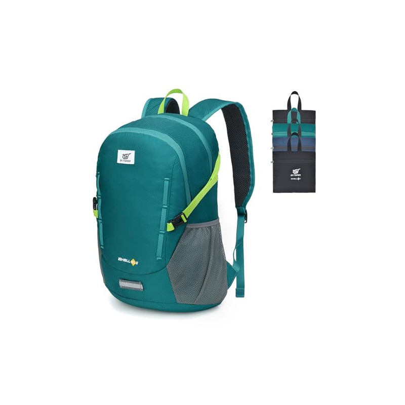 SKYSPER 20L Faltbarer Rucksack Herren Daypack Tagesrucksack Travel Backpack für Outdoor Ausflüge Städtetrips