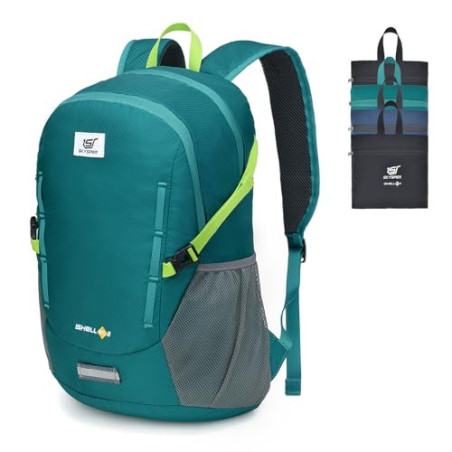 SKYSPER 20L Faltbarer Rucksack Herren Daypack Tagesrucksack Travel Backpack für Outdoor Ausflüge Städtetrips