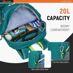 SKYSPER 20L Faltbarer Rucksack Herren Daypack Tagesrucksack Travel Backpack für Outdoor Ausflüge Städtetrips