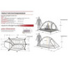 Naturehike Cloud-up 2 Ultraleichtes Campingzelt für 2 Personen - Wasserdichtes Doppelschicht Backpackingzelt 4 Seasons Grün 