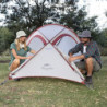 Naturehike Hiby Zelt für 3 Persone Großes Tunnelzelt Campingzelt Familienzelt Ultraleichte Zelt 3000 mm Wassersäule mit 1 Sch