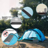 KingCamp Camping Zelt 2-3 Personen Zelt mit Vorzelt leichtes Campingzelt Kompakt Ultraleichte Zelt 3 Mann Zelt Wasserdicht & 