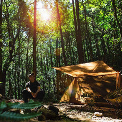 Outdoor-Zelt für Rucksackreisen, schnell aufgebaut, wasserdicht, Campingzelte, regenfest, Wander-Zelt, ultraleicht, Überdachu