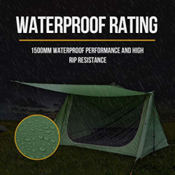 Outdoor-Zelt für Rucksackreisen, schnell aufgebaut, wasserdicht, Campingzelte, regenfest, Wander-Zelt, ultraleicht, Überdachu
