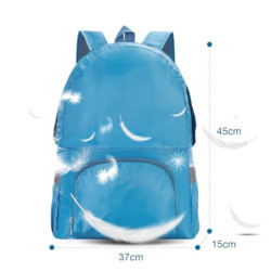 AiQInu Faltbarer Rucksack Ultra Leicht, Wasserdichter Wanderrucksack Unisex Tagesrucksack Outdoor für Sport Klettern Camping 