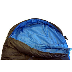 High Peak Schlafsack TR 300, extra breit, 3-4 Jahreszeiten, Temperatur 0°C, warm, Packsack, koppelbar, Camping, Festival, Tre