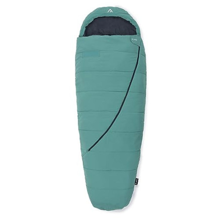 qeedo Buddy Mumienschlafsack - extra breit, groß, leicht, bequem - Sommerschlafsack mit kleinem Packmaß und Soft-Touch-Oberfl