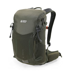 Terra Peak - Wanderrucksack Airant 20 Rückenbelüftung für Damen & Herren mit belüftetem Netz-rücken grün klein - zum Wandern 