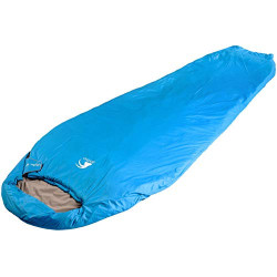 Alvivo Light 4 220 Kunstfaser Mumienschlafsack, Farbe:türkis/grau