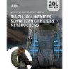 Terra Peak - Wanderrucksack Airant 20 Rückenbelüftung für Damen & Herren mit belüftetem Netz-rücken grün klein - zum Wandern 