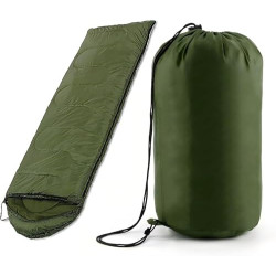 Sleeping Bag 4 Season, Single Adult Envelope Sleeping Bag  Blue 