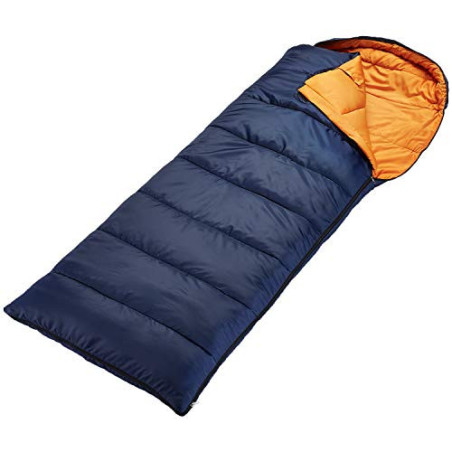 Skandika Doppelschlafsack Iceland | Double/Single Schlafsack mit/ohne Baumwoll-Flanell Innenfutter für Erwachsene, trennbar, 