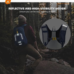 SKYSPER Wanderrucksack 15L Rucksack Klein Tagesrucksack Trekkingrucksack Travel Daypack Wandern Rucksack für Herren Damen