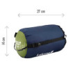 Lafuma - Active 10° XL – Schlafsack für Erwachsene mit Kompressionsbeutel – Synthetik – wasserabweisend – Komforttemperatur 1