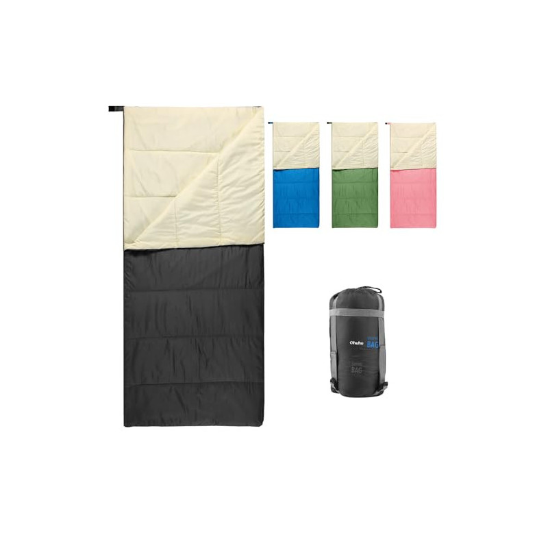 Schlafsack Outdoor, Ohuhu Kleines Packmaß & Ultraleicht 860g Sommer, Tragbar Leicht Wasserdicht Deckenschlafsack mit Kompre Schlafsack Outdoor, Ohuhu Kleines Packmaß & Ultraleicht 860g Sommer, Tragbar Leicht Wasserdicht Deckenschlafsack mit Kompre