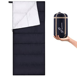 Schlafsack Sommer Schläfsack: Sportneer Warmes Sommer Schlafsacke Tragbar Leicht Wasserdicht Sleeping bag mit Kompressionssac
