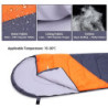Sportneer Schlafsack Sommer Mumienschlafsack 950g - Kleines Packmaß Leicht Schlafsack Outdoor Sommerschlafsack für Herren Dam