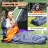 Sportneer Schlafsack Sommer Mumienschlafsack 950g - Kleines Packmaß Leicht Schlafsack Outdoor Sommerschlafsack für Herren Dam