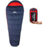 MOUNTREX® Schlafsack - Kleines Packmaß & Ultraleicht  760g  - Outdoor Sommer Schlafsack, Mumienschlafsack  205x80cm  - Kompak