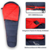 MOUNTREX® Schlafsack - Kleines Packmaß & Ultraleicht  760g  - Outdoor Sommer Schlafsack, Mumienschlafsack  205x80cm  - Kompak