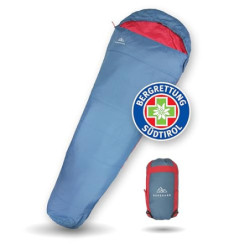 NORDKAMM® Sommer-Schlafsack Erwachsene, Damen und Herren, leicht, kleines Packmaß, Ultraleicht Camping, kombinierbar  Zipper 