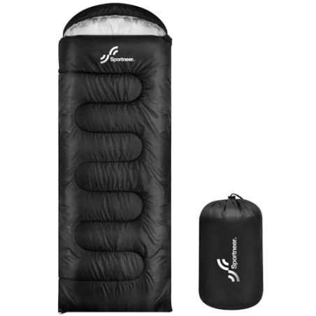 Schlafsack Outdoor für Camping: Sportneer 3-4 Jahreszeiten Sommerschlafsack Schlafsäcke Winter Sleeping Bag Kleines Packmaß T