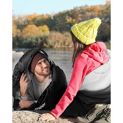Schlafsack Outdoor für Camping: Sportneer 3-4 Jahreszeiten Sommerschlafsack Schlafsäcke Winter Sleeping Bag Kleines Packmaß T