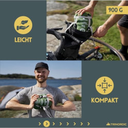 Trinordic 900g Ultraleicht Sommerschlafsack XL – kleines Packmaß mit Anti-Klemm-Reißverschluss – Mumienschlafsack Outdoor für