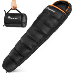 YITAHOME Schlafsack für 3-4 Jahreszeiten, Sommerschlafsack für Outdoor, Camping, Trekking Reisen, Mumienschlafsack Erwachsene