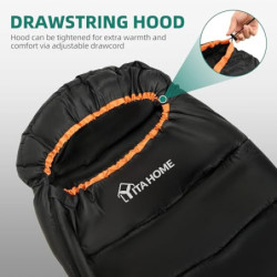 YITAHOME Schlafsack für 3-4 Jahreszeiten, Sommerschlafsack für Outdoor, Camping, Trekking Reisen, Mumienschlafsack Erwachsene