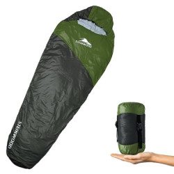 Steinwood Sommerschlafsack Ultra leicht, Schlafsack koppelbar, Camping Schlafsack Outdoor, Deckenschlafsack, Mumienschlafsack