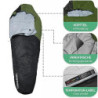 Steinwood Sommerschlafsack Ultra leicht, Schlafsack koppelbar, Camping Schlafsack Outdoor, Deckenschlafsack, Mumienschlafsack