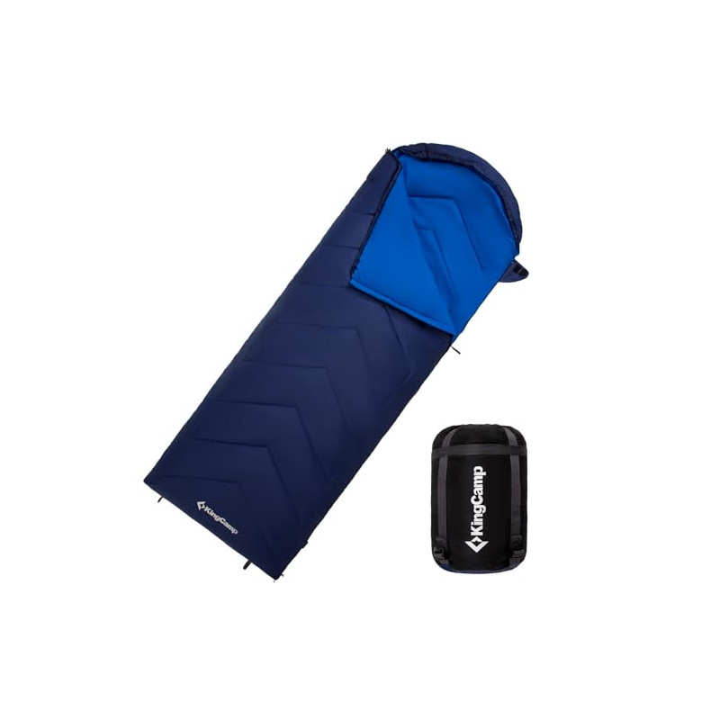 KingCamp Schlafsack, warm und leicht, Innen- und Außendesign, komplett entfaltbar, wasserabweisend und langlebig, Schlafsack KingCamp Schlafsack, warm und leicht, Innen- und Außendesign, komplett entfaltbar, wasserabweisend und langlebig, Schlafsack