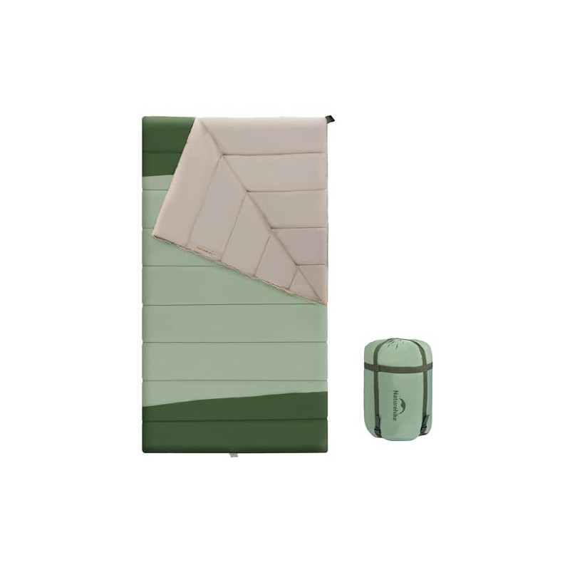 Naturehike Schlafsack aus Baumwolle 3-4 Jahreszeiten Wasserdichter Leichter Deckenschlafsack für Camping, Reisen und Outdoor- Naturehike Schlafsack aus Baumwolle 3-4 Jahreszeiten Wasserdichter Leichter Deckenschlafsack für Camping, Reisen und Outdoor-