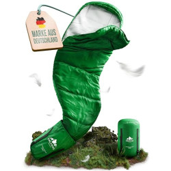 ONLYHIKE® Innovativer Sommerschlafsack kleines Packmaß & Ultraleicht [ab 750g] | Schlafsack Ultraleicht in Gr. M-XL | Mumiens