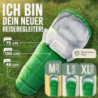 ONLYHIKE® Innovativer Sommerschlafsack kleines Packmaß & Ultraleicht [ab 750g] | Schlafsack Ultraleicht in Gr. M-XL | Mumiens