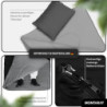 MONTARAY Deckenschlafsack ohne Kapuze 3°C INKL. KISSEN - Outdoor Winter-Schlafsack & Sommer-Schlafsack 150GSM 3-4 Jahreszeite
