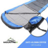 MOUNTREX® Schlafsack – Ultraleicht & Kompakt  850g  - Outdoor Sommerschlafsack - Mumienschlafsack  205x75cm  - Kleines Packma