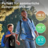 Active Era Mumienschlafsack - Schlafsack Sommer, Frühling, Herbst, 10°C bis 18°- Indoor und Outdoor Camping, Festivals - Slee