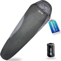 EXPLORER® Light 800 Sommerschlafsack [750g] -6°C bis +11°C [150g/m²] Ultraleicht Schlafsack Outdoor 210x75x50cm Sommer Mumien
