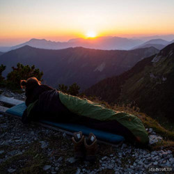 Trekking-Schlafsack Trek Night von outdoorer - der Leicht-Schlafsack, warm, leicht, kleines Packmaß