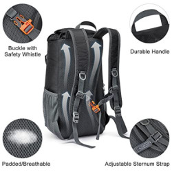 G4Free 15L Ultraleicht Faltbarer Kleiner Trekkingrucksack Damen Herren Wanderrucksack Daypack Reiserucksack für Outdoor Wande