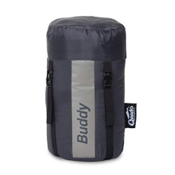 qeedo Buddy Mumienschlafsack - extra breit, groß, leicht, bequem - Sommerschlafsack mit kleinem Packmaß und Soft-Touch-Oberfl