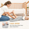 Yoofoss Baby Schlafsack Baumwolle 2.5 TOG Warm Baby Winterschlafsack Weich Babyschlafsack Neugeborene im 0-6 Monaten Perfekte