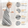Yoofoss Baby Schlafsack Baumwolle 2.5 TOG Warm Baby Winterschlafsack Weich Babyschlafsack Neugeborene im 0-6 Monaten Perfekte