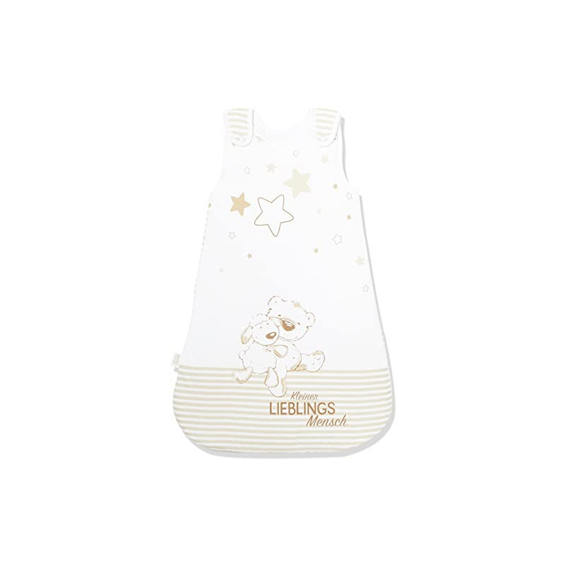 Herding Baby Best Baby-Schlafsack, Kleiner Lieblingsmensch Motiv, 70 cm, Seitlich umlaufender Reißverschluss und Druckknöpfe, Herding Baby Best Baby-Schlafsack, Kleiner Lieblingsmensch Motiv, 70 cm, Seitlich umlaufender Reißverschluss und Druckknöpfe,