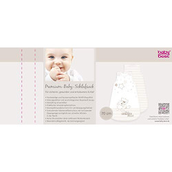 Herding Baby Best Baby-Schlafsack, Kleiner Lieblingsmensch Motiv, 70 cm, Seitlich umlaufender Reißverschluss und Druckknöpfe,