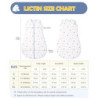 Lictin Baby Schlafsack 2.5 TOG Baumwolle Winterschlafsack Baby Warm Schlafsack Baby Weich Baby Schlafsack Neugeboren Schlafsa